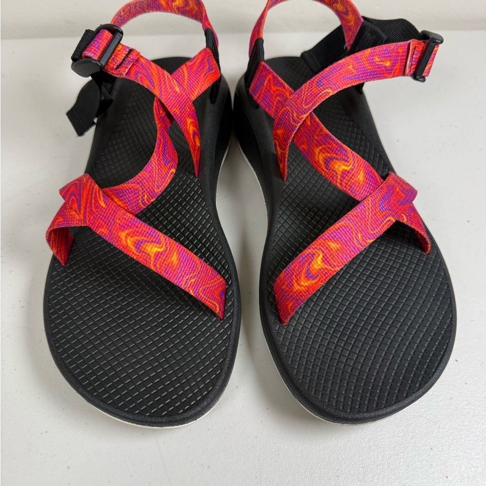 Chaco Cloud Sandals Women’s Size 11 Pink Purple Magenta Swirl Pattern